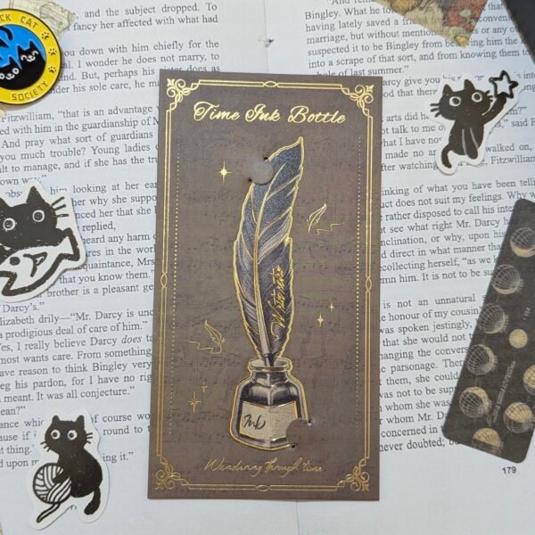 ink metal bookmark