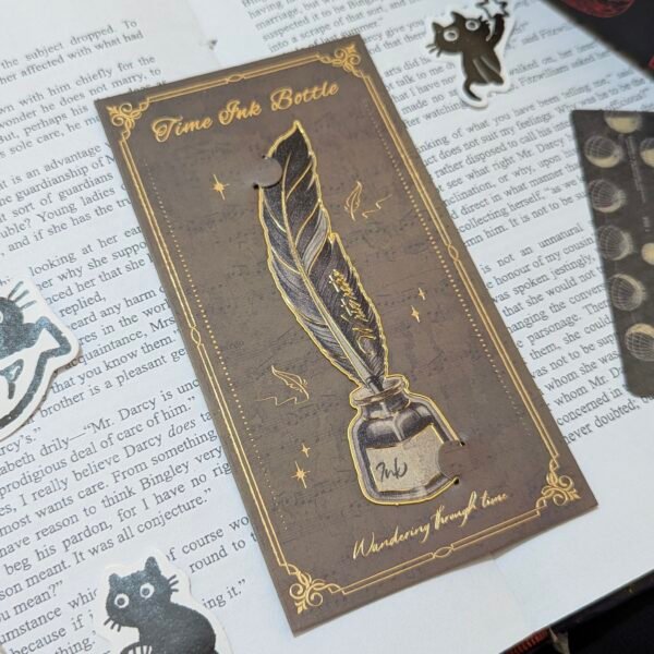 ink metal bookmark