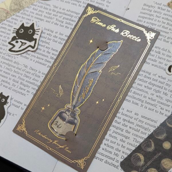 ink metal bookmark