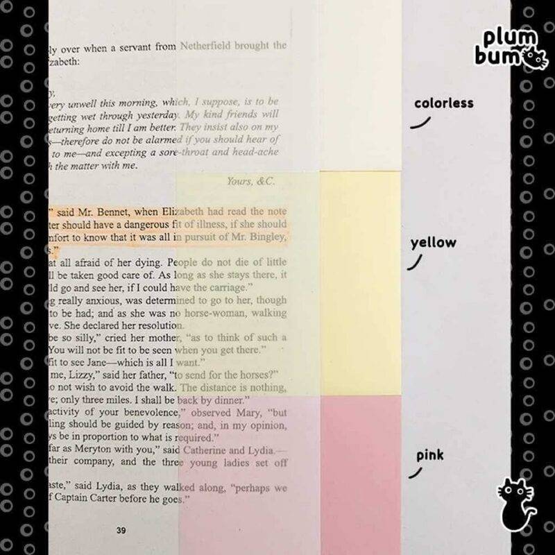 Product image some of the transparent sticky notes together, that's sold by Plumbum Stationaries BD.