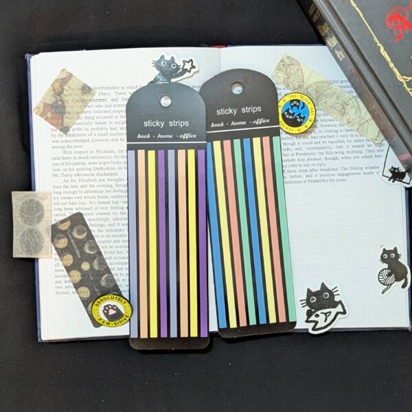 sticky highlighter strips